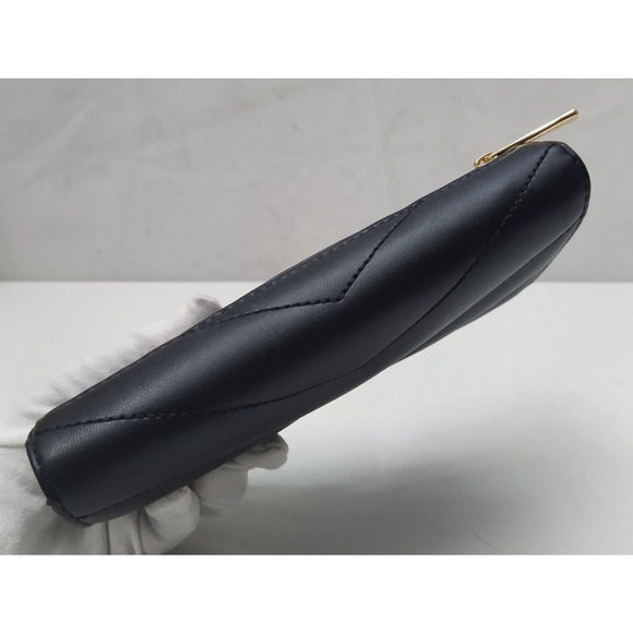 Michael Kors Jet Set Travel Black Quilted Leather Trifold Wallet - NWT $328 - Picture 3 of 16